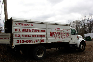 Mulch Truck side view